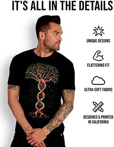 לתוך AM Premium Graphic Men - חולצות טריקו לעיצוב מגניב לחבר'ה - 4xl