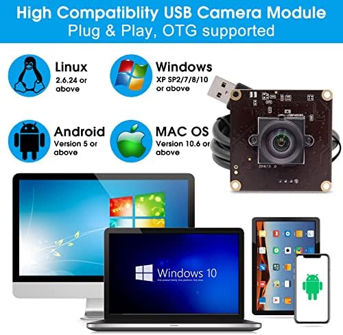 SVPRO מלא HD1080P מודול מצלמת USB מהירות גבוהה מצלמת לוח תנועה איטית 1080p/60fps 720p/120fps 360p/260fp