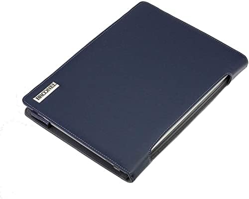 Broonel-סדרת פרופיל-מארז מחשב נייד עור כחול תואם ל- HP Specter X360 13.5 2-in-1 מחשב נייד 14-EF0046NA