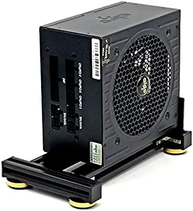 Ediy ATX מחזיק חשמל סוגר מחשב שלדת מחשב תומך בבסיס כוח ATX כוח גדול ואספקת חשמל SFX, שחור