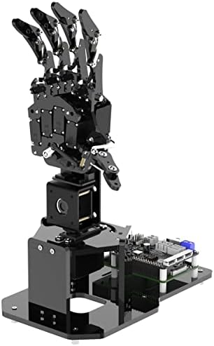 Hiwonder uhandpi Raspberry Pi Hand Robotic Ai Vision Bionic Hand Mechanical Hand עם תכנות Python