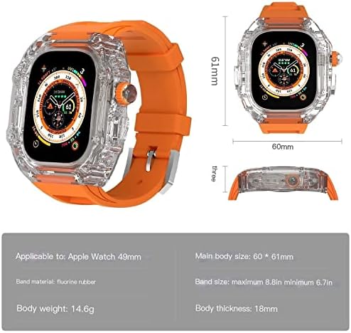 Aemall עבור Apple Watch Ultra 49 ממ סדרת כיסוי מגן 8 7 6 6 5 4 SE צמיד צמיד רצועת צמיד Watchband