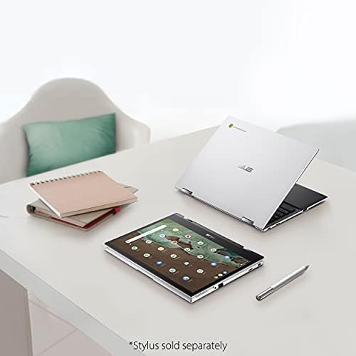 ASUS Chromebook Flip CM3, 12 מסך מגע HD NanoEdge, מעבד MediaTek 8183, ARM MALI-G72 MP3 GPU, אחסון 32GB, 4GB RAM,