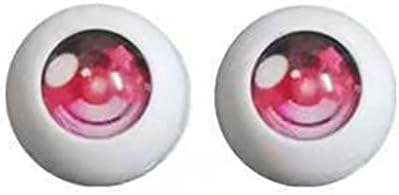 Deevoka 10 יחידות עיניים בובות עגולות לשימוש חוזר לאמנויות סרוגה סרוגה עבור אביזרי פרויקטים של אלבומים,