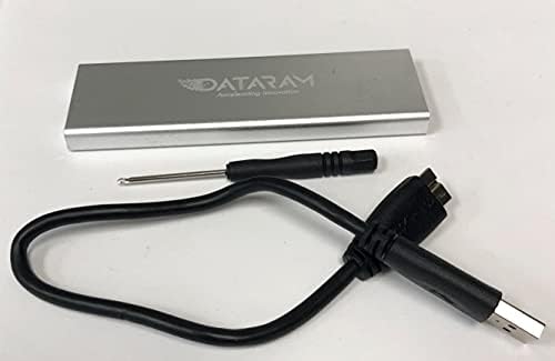 מארז SSD חיצוני של Dataram עבור MacBook Air EMC 2558 & EMC 2559 לשנת 2012, SATA-III M.2 2280 SSD פנימי