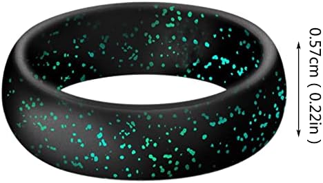 2023 טבעת סיליקון חדשה 5.7 ממ טבעת יוגה טבעת טבעת ספורט טבעת פרל טבעת סיליקון בהירה סדרת מצביע טבעת אצבעות
