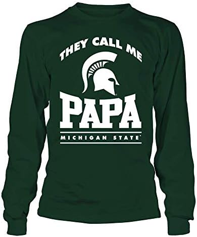 טביעת Fanprint Michigan State Spartans Hoodie - הם קוראים לי פאפא