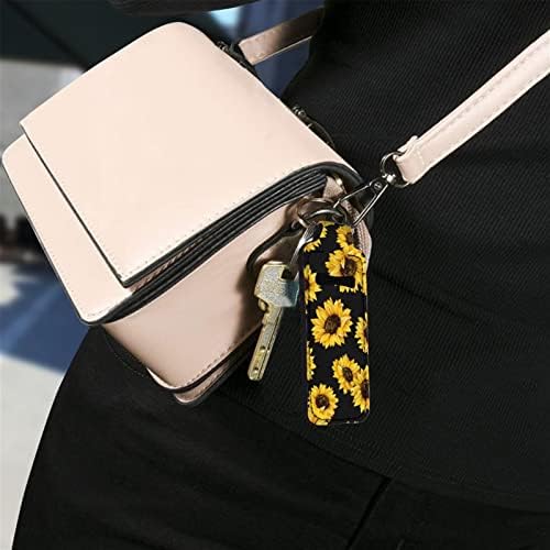 פולרו גלקסי מחזיק פסטיק מחזיק מפתחות מחזיק פסטיק טבעת מפתח עבור שפתון, שפתון, פסטיק, חבילה של 5