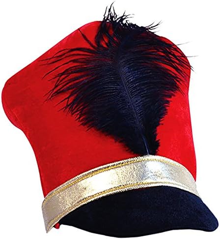 טיגרדו צעצוע חייל כובע-תוף גדול כובע-חייל כובע-להקת צעידה כובע-מפצח אגוזים כובע - צעצוע חייל תלבושות