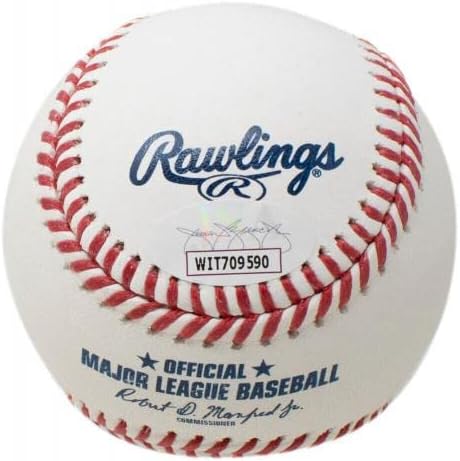 רון Guidry חתום על ניו יורק ינקי רשמי בייסבול MLB JSA - כדורי בייסבול חתימה
