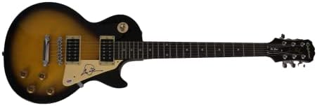 לס פול חתם על חתימה בגודל מלא גיבסון אפיפון לס פול גיטרה חשמלית נדיר מאוד עם אימות פסא-חדשן מוסיקה ואייקון,