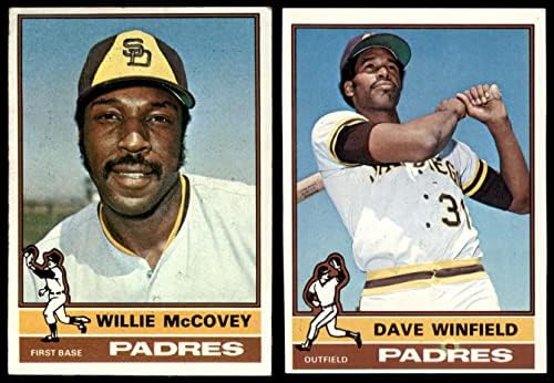 1976 Topps San Diego Padres ליד קבוצת צוות סן דייגו פדרס VG+ Padres