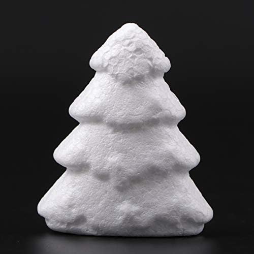 ABOOFAN 10 PCS מלאכה לבנה קצף חג המולד עץ עץ קלקר קלקר צורת עובש עץ חג המולד לצורת DIY ART ART