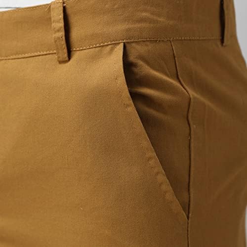 מכנסיים קצרים בקיץ BMISEGM לגברים גברים קיץ אופנה מזדמנים דקיקים בצבע אחיד רוכסן מכנסיים קצרים מכנסיים