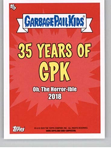 2020 Topps Farbage Pail Pail Kids 35 שנה סדרה 287b כרטיס מסחר של פטריק דלעת