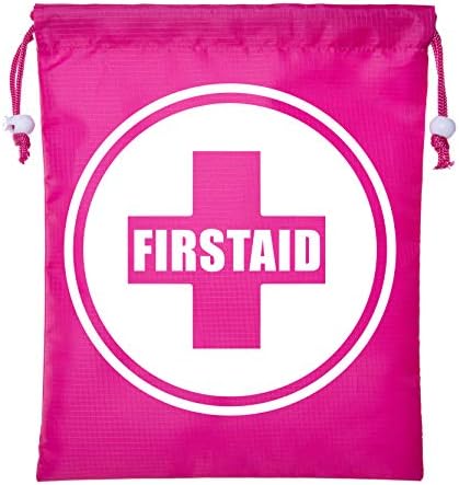שקיות משיכת מטו וחשיש לערכת עזרה ראשונה מיני, תיק רפואי חירום לרפואה - ורוד CA2655Firstaid S1