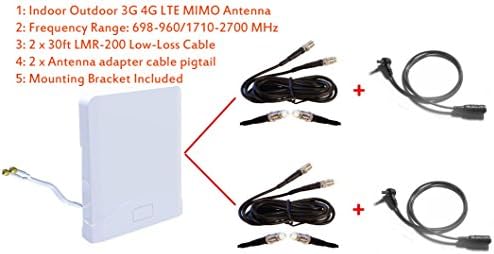 3G 4G LTE מקורה פס רחב חיצוני MIMO אנטנה עבור NetGear Aircard 778S AC778S AC778 Virgin Mobile Mingle