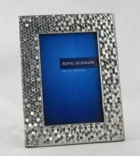 Royal Selangor 013013R Photoframe של חלת הדבש, 5 x 7, בדיל