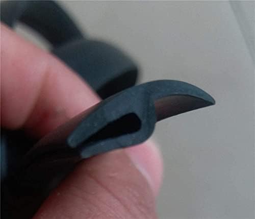רצועת גומי של הרצ'ר, 1.7 מ 'קדמי רכב קדמי חלון קדמי חותם חותם דפוס דפוס, שחור