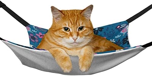 חתול כלוב ערסל פרפרים לחיות מחמד נדנדה מיטת מתאים כלוב כיסא רכב מקורה חיצוני 16.9איקס 13