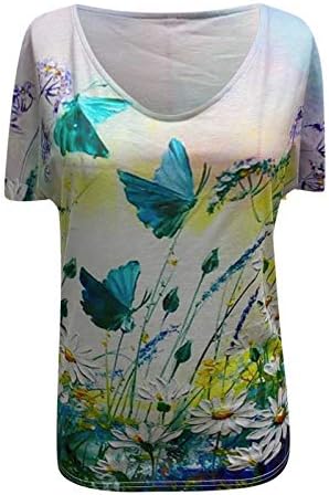 חולצות בתוספת גודל טרנדי מקרית נשים חולצות פסים קיץ קל משקל קצר שרוול קלאסי כיכר צוואר