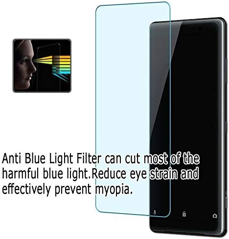 3 מארז אנטי כחול אור מסך מגן, תואם עם כחול 91 5 גרם סרט משמר , לא מזג זכוכית מגיני