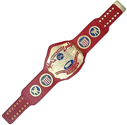 העתק חדש NWA ארצות הברית אלוף חגורת חגורה בגודל למבוגרים, צלחות מתכת ותיק