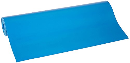 BERTECH ESD אנטי-סטטי-סטטי לשולחן כללי גליל מחצלת, 3 רגל x 50 רגל, כחול, מיוצר בארהב
