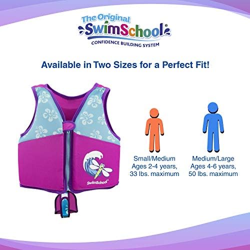 Swimschool Kids Swim Trainer מפסדים לפעוטות בגילאי 2-6-בנים/בנות-צבעים/סגנונות מרובים-למדו לשחות צפים