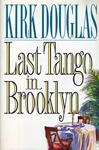 קירק דגלאס JSA COA חתום על טנגו אחרון בברוקלין ספרים חתימה