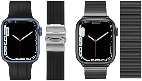 עבור Apple Watch Ultra 49 ממ אלסטי נמתח ספורט פס שעון תואם עם Apple Watch 42 ממ 44 ממ 45 ממ אלסטיות