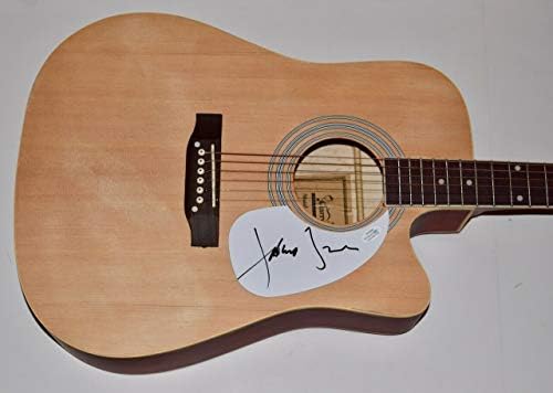 ג'קסון בראון חתום על חתימה בגודל מלא בגיטרה אקוסטית ACOA COA