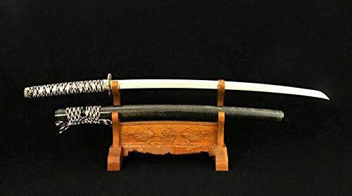 סכין GLW יפני סמוראי חרב וואקיזאשי קובוזה להב אמיתי רייסקין עטוף סאיה