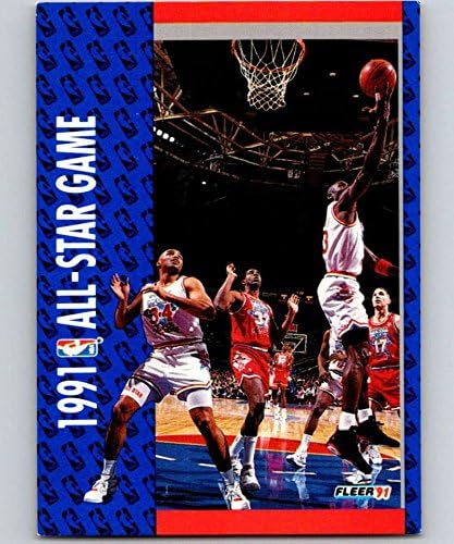 1991-92 כדורסל Fleer 238 '91 All Star משחק כרטיס מסחר רשמי ב- NBA מ- Fleer/Skybox