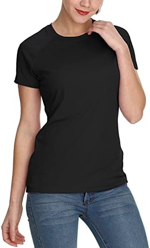 חולצות הגנה על UP של נשים 50+ חולצות הגנה על שרוול קצר