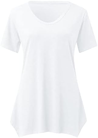 שרוול קצר נשים 2023 בגדים V צוואר בראנץ 'כותנה בסיסית חולצת חולצת טש חולצה בקיץ סתיו לנשים 48 48
