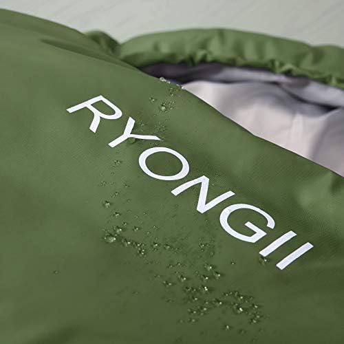 שקי שינה של Ryongii 32 ℉ למבוגרים בני נוער - 4 עונות נוער אטום למים דחיסה ניידת למשקל מים, עמיד פנים וחוץ, עמיד