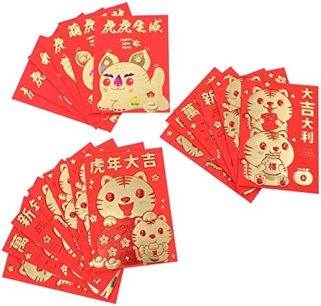 יארדווה 72 יחידות אדום מעטפה מסורתית אדום מעטפות סיני חדש שנה אדום כיס סיני הונגבאו סין נייר אביב פסטיבל