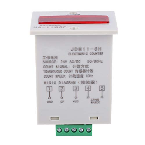 Jdm116h LED תצוגה דיגיטלית ספירת מתמר ספירת אלקטרונית מונה 6 ספרות LED תצוגה דיגיטלית DISIRAL DISSICAY