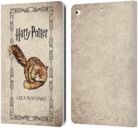 עיצובים לתיק ראש מורשה רשמית הארי פוטר קרוקשנקס אסיר חתול של Azkaban III עור ארנק מארז מארז תואם ל- Apple iPad