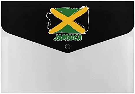 ג ' מייקה דגל 4 תיקיות 6 כיסים אקורדיון קובץ ארגונית עמיד למים מסמך תיקייה