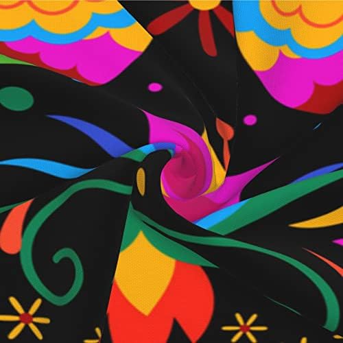 פרחים וציפורים מקסיקניות צבעוניות של סנהול זורקות כיסוי כריות לספה ספה, קישוטים מקסיקניים סינקו דה מאיו