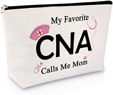 מתנות CNA לנשים תיק איפור CNA CNA מתנה מתנה סטטוסקופ אחות אחות אחות הערכת מתנה מתנה תיק קוסמטי עוזר סיעוד