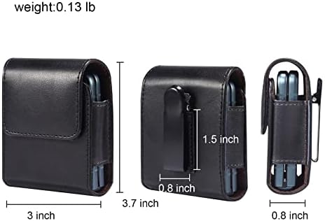 מארז נרתיק טלפונים סלולרי מקורי לעור עבור סמסונג גלקסי Z Flip 4, Z Flip 3 5G, Z Flip, Z Flip 5G, Motorola Moto