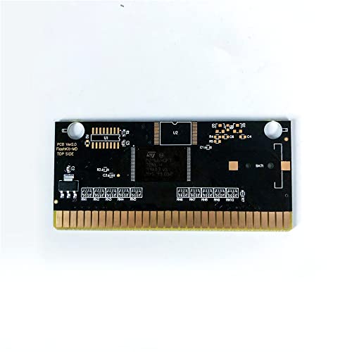 Aditi Mercs - ארהב תווית ארהב FlashKit MD Electroless Card Gold PCB עבור Sega Genesis