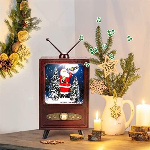 Yfqhdd mini tv TV Musicbox תיבת מוסיקה לחג המולד פופולריות לתצוגה