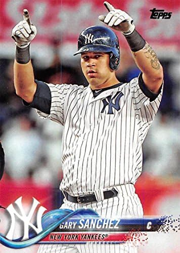 2018 Topps 340 Gary Sanchez New York Yankees כרטיס בייסבול