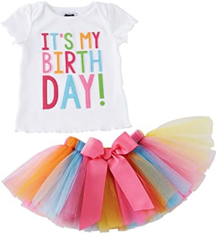 בנות ' זה שלי יום הולדת הדפסת חולצה טוטו חצאית שמלת תלבושת סט