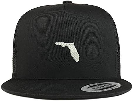 טרנדי הלבשה חנות פלקספיט עבה פלורידה המדינה רקום 5 פנל שטוח נהג משאית רשת כובע