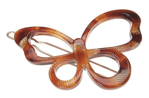 צרפת Luxe Luxe Cutout Butterfly Tige Boule Barrette - Alba